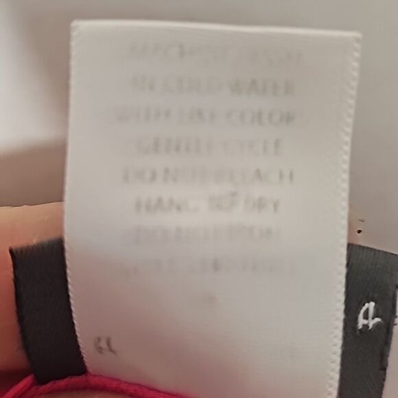 Blouse by Dots Multicolor Sheer Size Large - Picture 5 of 5